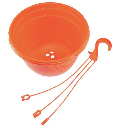 Artikel Hangmand oranje hangpot plantenpot Ø25cm H50cm