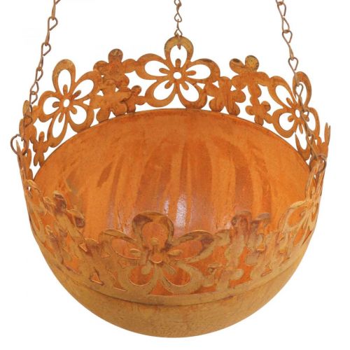 Artikel Hangmand metaal decoratie roest hangdecoratie Ø20cm H16cm