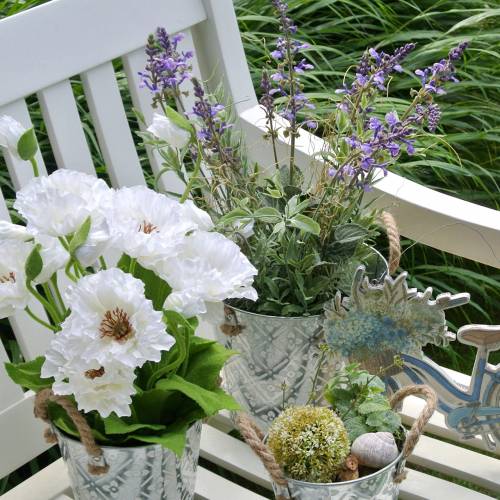 Artikel Bloemdecoratie lavendel in een pot met kunstplanten