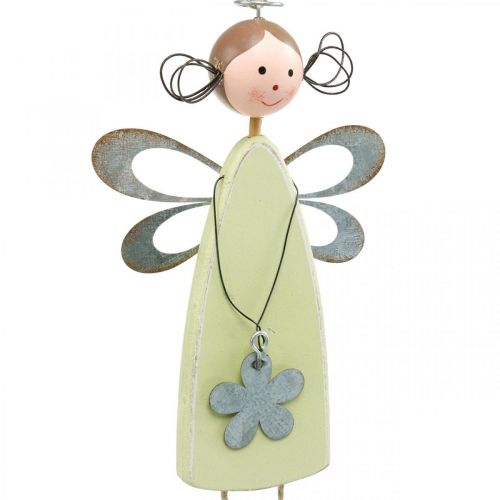 Floristik24 Bloemenfee met boompoten, lente, elfjes met bloem, decoratiehanger bloemenelf 3st