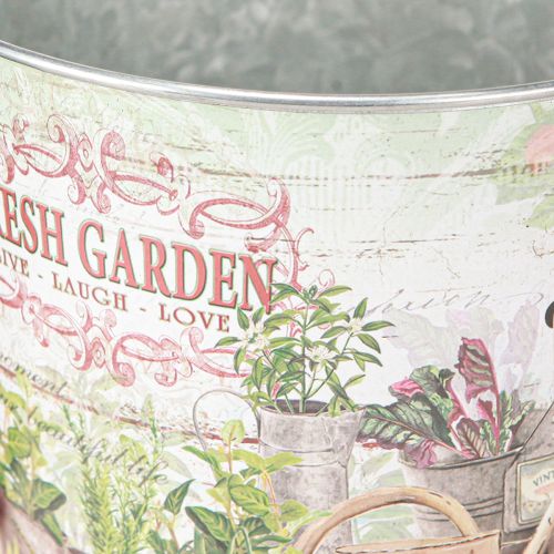 Artikel Bloempot klein metaalkleurig Fresh Garden H16cm 2st