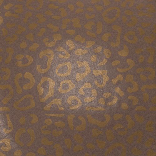Bloemenzijden deken met luipaardprint, bruin, vochtbestendig, 50x75cm, 20 stuks | Floristik24.nl