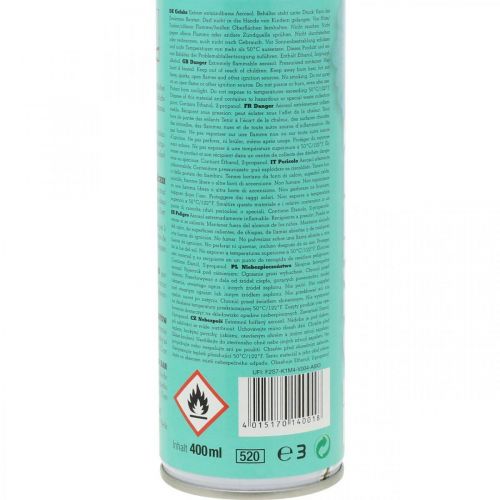 Floristik24 Bloemenspray Bloemendecor Lichtblauw Aquamarijn Kleurspray 400ml