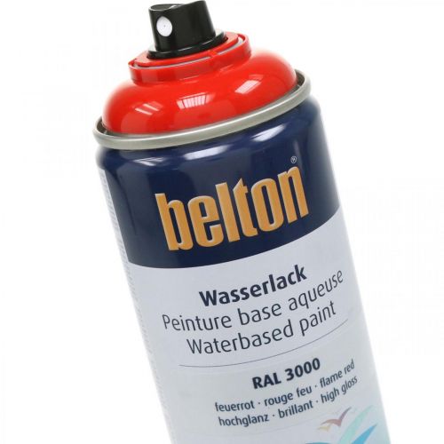 Floristik24 Belton vrije waterlak rood hoogglans kleurspray vuurrood 400ml