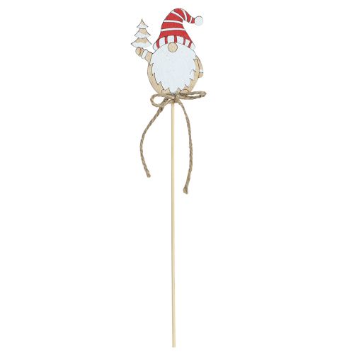 Artikel Bloempluggen hout kerstkabouters 5x8cm 12 st
