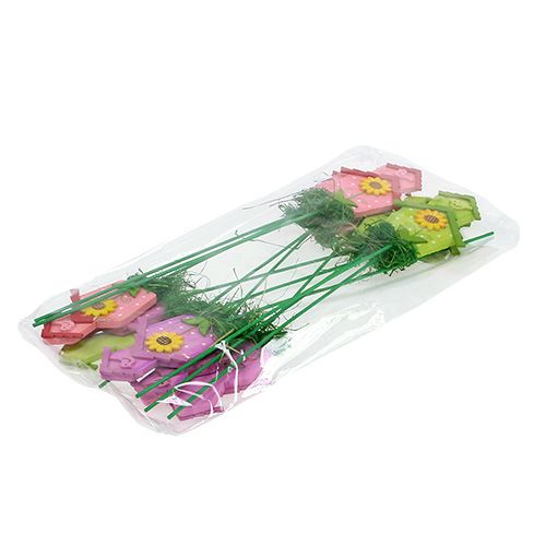 Floristik24 Bloemsteker met huiskleur 12st