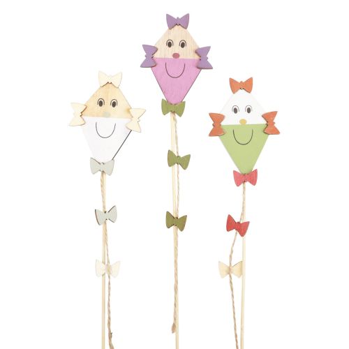 Bloemplug herfst drakenhout paars groen wit 5,5×8cm 9st