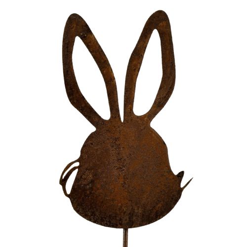 Artikel Bloemplug roest konijn decoratie 7,5 cm×11,5 cm 6 st