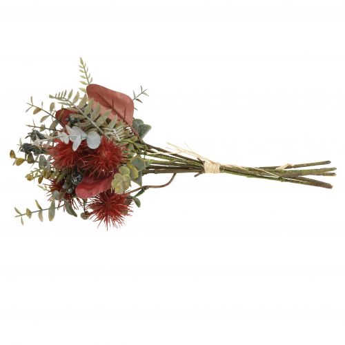 Floristik24 Boeket kunstbloemen eucalyptus distel bloemendecoratie 36cm