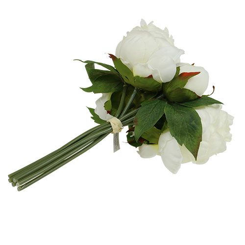 Floristik24 Boeket pioenen wit L30cm