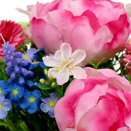 Floristik24 Boeket met Bellis Rosa 23cm