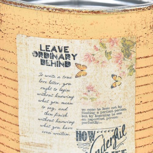 Artikel Bloempot in vintage design voor woonkamer- en kantoordecoratie, 15 cm, 3 stuks