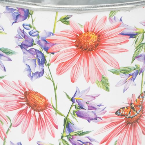 Artikel Bloempot, lentedecoratie, plantenbak, metaal, Ø12cm, H10.5cm