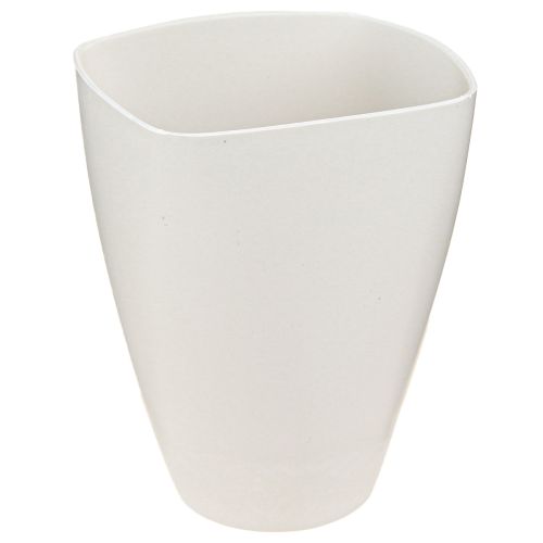 Artikel Bloempot kunststof orchideeënpot kunststof wit H16,5cm 4st