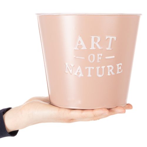 Artikel Zinken bloempot Art of Nature antieke roos Ø17,5cm H15cm