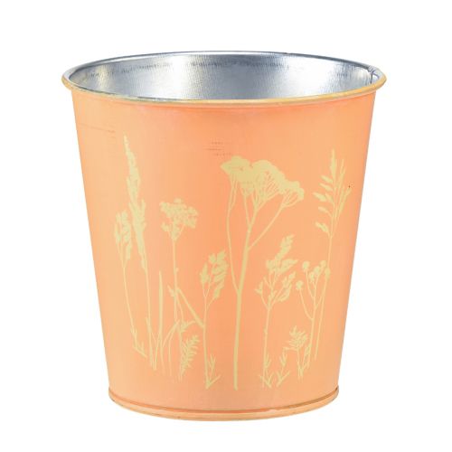 Artikel Bloempot metaal perzikplanter Ø10,5cm H10,5cm