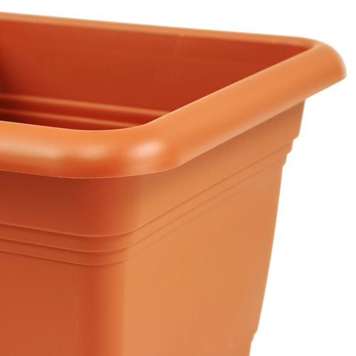 Floristik24 Bloempot "Nora" 19cm x 19cm H15cm terracotta, 1st