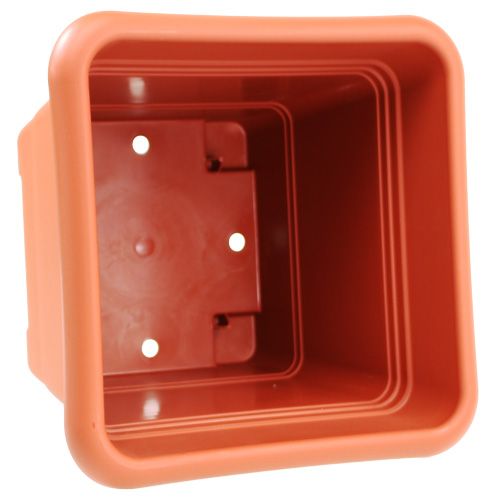 Floristik24 Bloempot "Nora" 19cm x 19cm H15cm terracotta, 1st