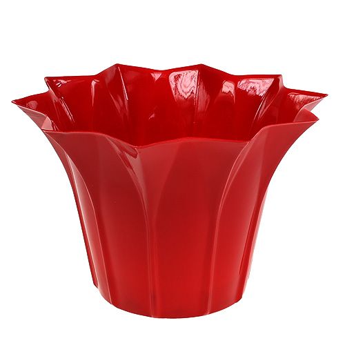 Floristik24 Bloempot plastic Ø14cm rood 10st