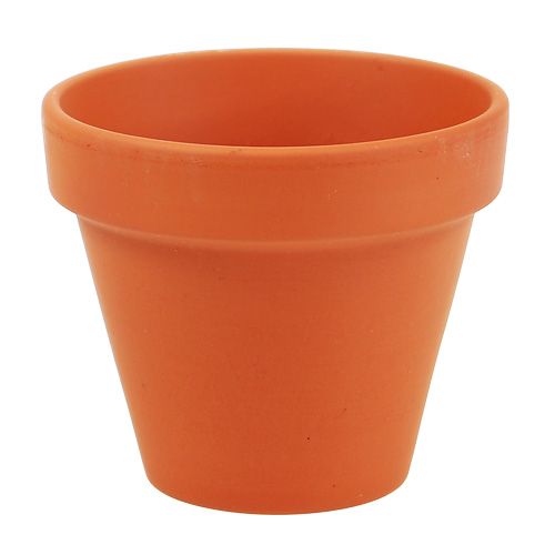 Bloempot klei Ø8cm hoog 7cm 10st