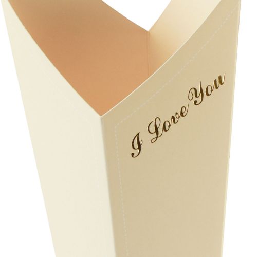Artikel Bloementas rozen cadeauverpakking crème 46cm 12 st