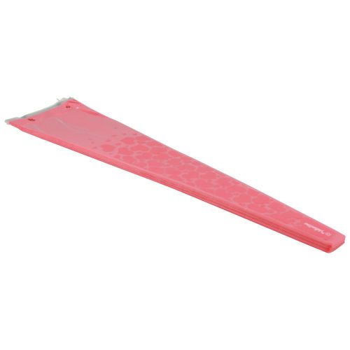 Floristik24 Bloemenzakje met hartjes roze Voor een roos 50cm 50 st