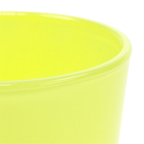 Floristik24 Bloempot geel Ø10cm H8,5cm