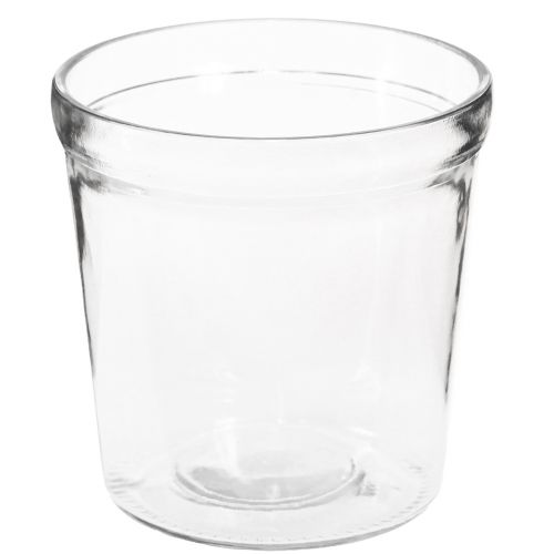 Floristik24 Bloempot glas helder conisch Ø12cm H12,5cm 2st