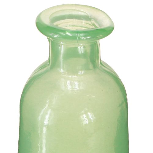 Artikel Bloemenvaas glas decoratieve vaas in groen hoog Ø6.5cm H30cm