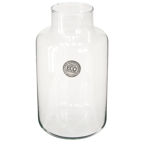 Artikel Bloemenvaas glas decoratieve vaas met hals helder Ø14,5cm H25cm