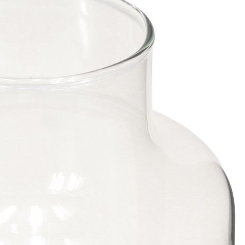 Artikel Bloemenvaas glas decoratieve vaas met hals helder Ø14,5cm H25cm