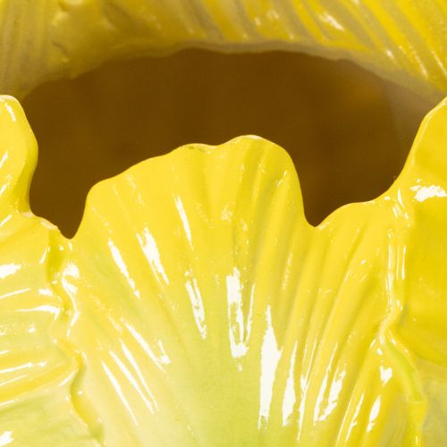 Artikel Bloemenvaas met opvallend tulpmotief. Perfect voor de decoratie van de woonkamer. 16 cm, 2 stuks.