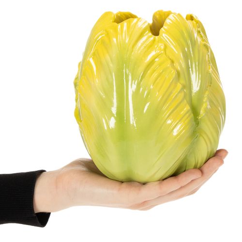 Artikel Bloemenvaas met opvallend tulpmotief. Perfect voor de decoratie van de woonkamer. 16 cm, 2 stuks.