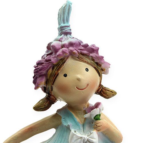 Floristik24 Bloesem kind lila, blauw 17cm 2st