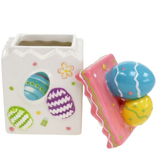 Snoeppot roze Pasen 13,5cm