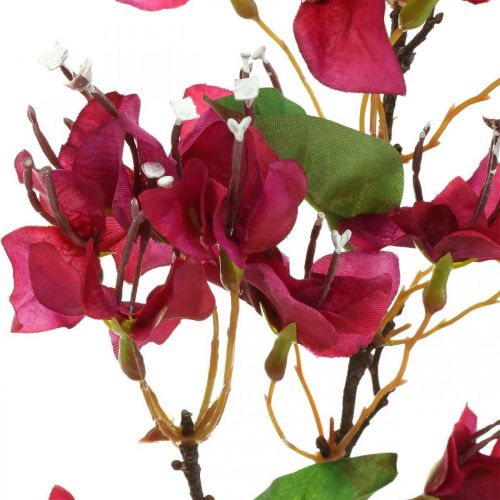 Artikel Bougainvillea kunstbloem Roze Kunst deco tak H52cm