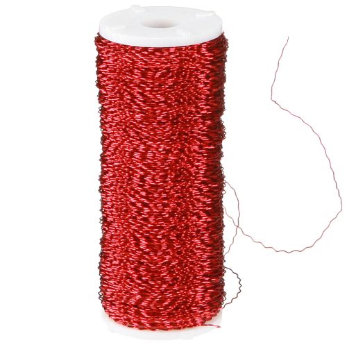 Artikel Bouilloneffect draad Ø0.30mm 100g/140m rood