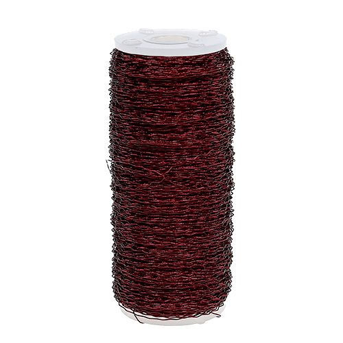 Bouilloneffect draad Ø0.30mm 140m Bordeaux