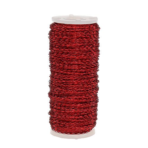 Bouilloneffect draad Ø0.30mm 100g / 140m rood