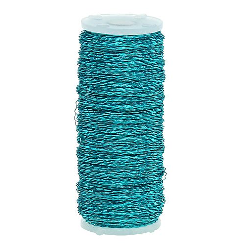 Bouilloneffect draad Ø0.30mm 100g/140m turquoise