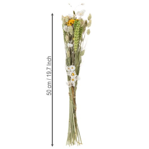 Artikel Boeket gedroogde bloemen, elegant boeket gedroogde bloemen voor de woonkamer, 50 cm