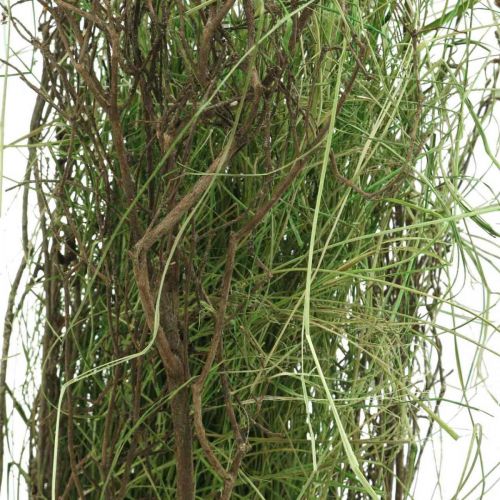 Artikel Decoratieve grasstruik met takken Gedroogd gras plukje 65×12cm