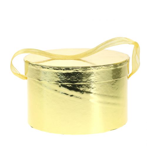 Floristik24 Bloembak goud Ø14 / 16cm 2st