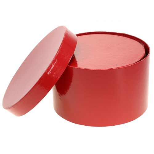 Artikel Bloembak rood glanzend Ø18/20cm 2 st.