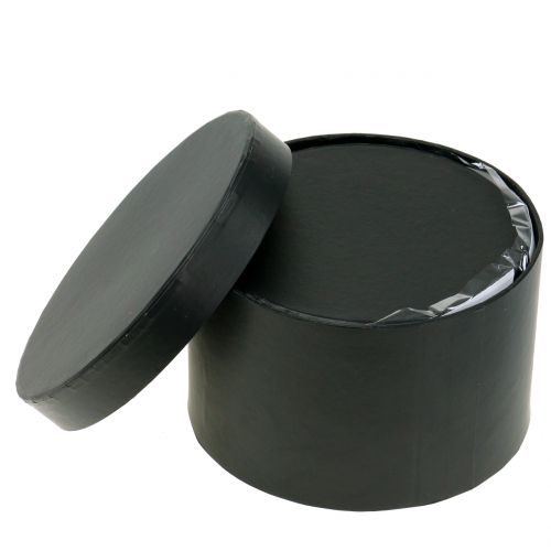 Floristik24 Bloembak rond zwart Ø14cm - 16cm 2st