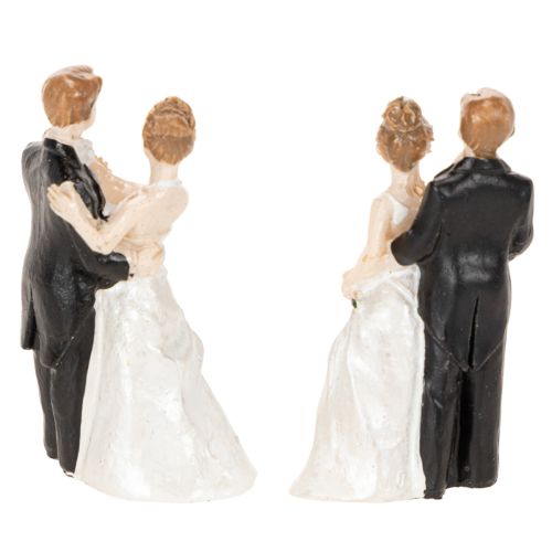 Bruid en bruidegom 6 cm 2 stuks | Floristik24.nl