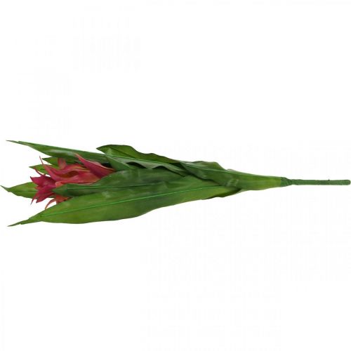 Floristik24 Bromelia kunst Roze Kunstbloem om op te plakken 54cm