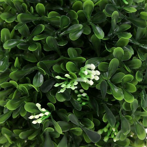 Floristik24 Buxusbol met bloemen groene decoratieve bal Ø15cm 1 st