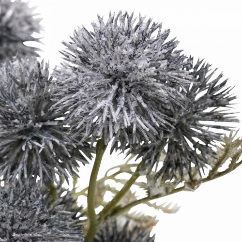 Kunstdistel Blauwe Boldistel L33cm 3st