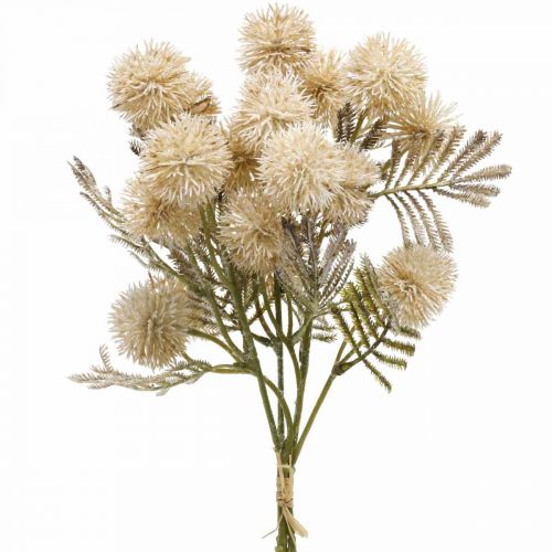 Kunst Distel Creme Drylook Bol Distel 33cm 3st